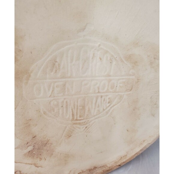 Marcrest Daisy Dot Stoneware COOKIE JAR Colorado Utensil jar Brown 8" No lid - Picture 6 of 7